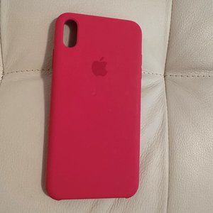iPhone XS Max Silicone Case - Hibiscus - Hot Pink - Used